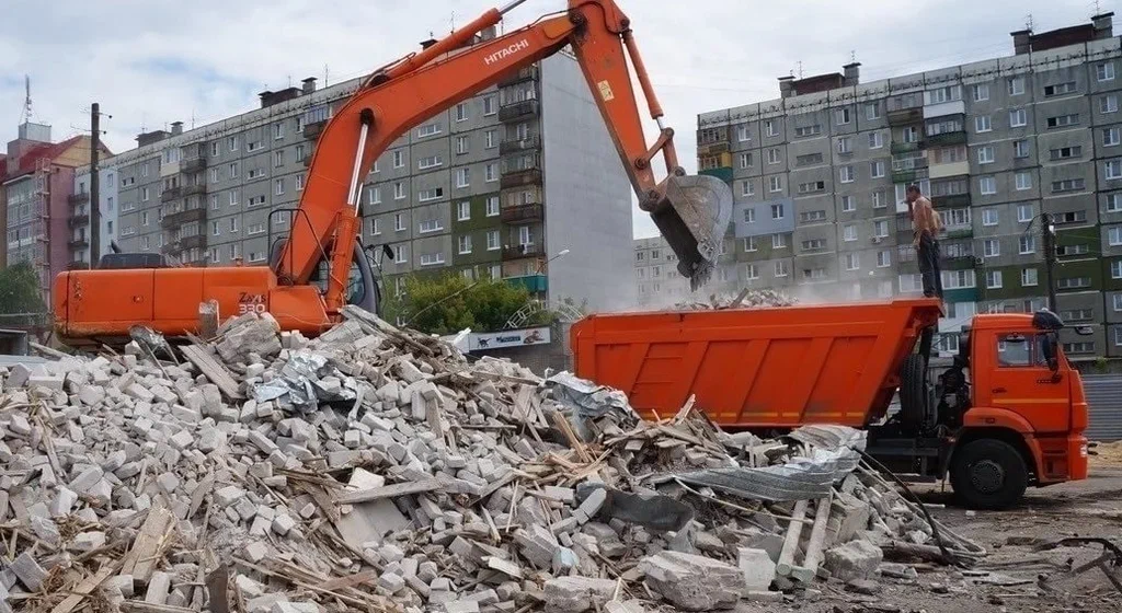 Профессиональный вывоз строительного мусора в Ленинске-Кузнецком в октябре