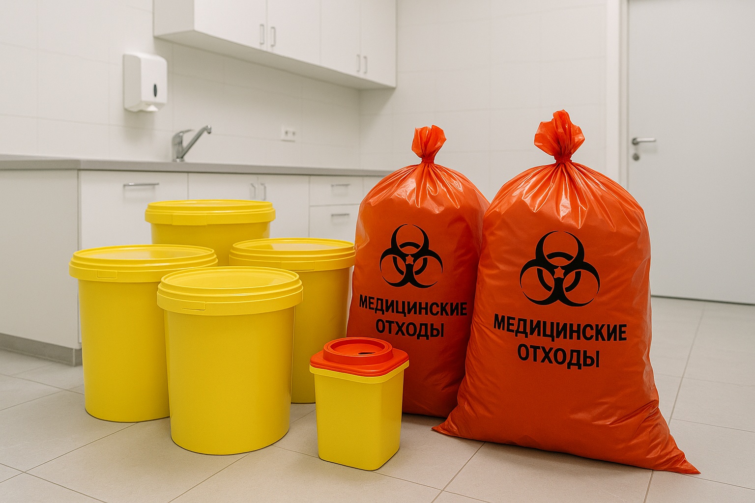 Утилизация медицинских и биологических отходов в Ленинске-Кузнецком – вывоз, сбор, лицензия, цены от 12 руб. – ПроМусор