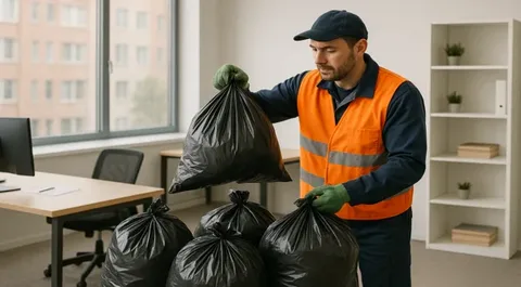 Уборка и вывоз мусора после мероприятий в Ленинске-Кузнецком в октябре